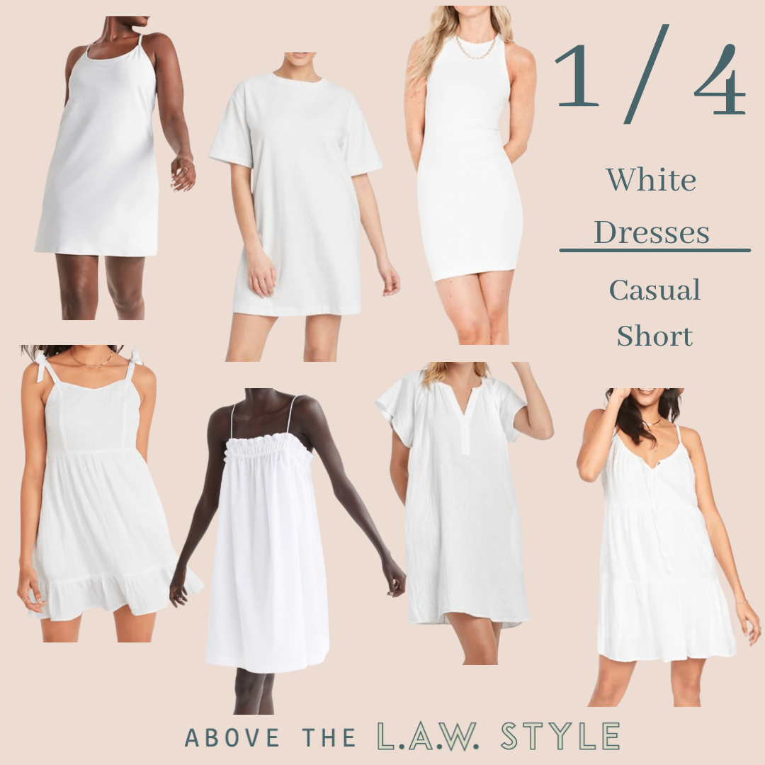 White Dresses - Above The L.A.W. Style