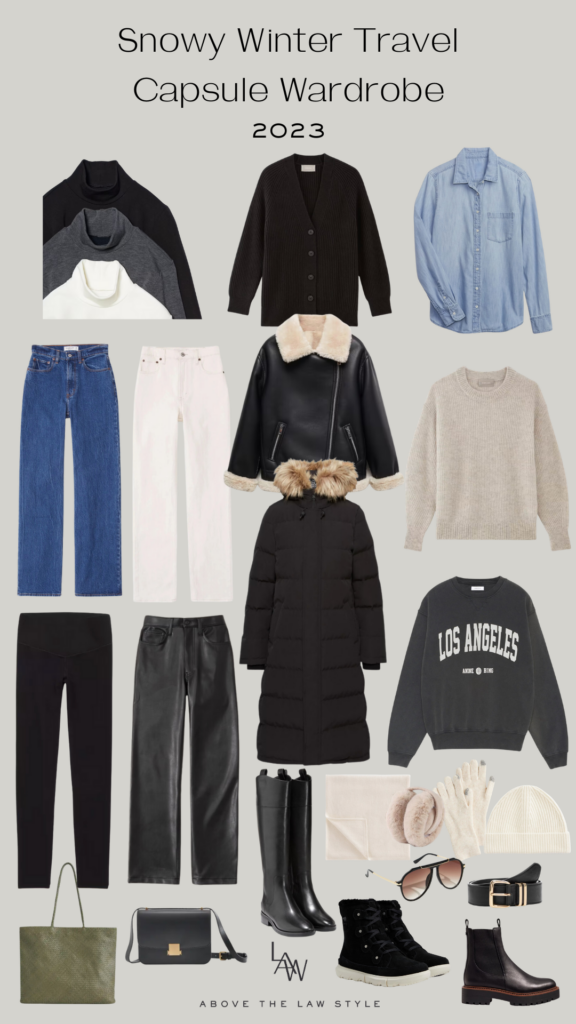 Winter Travel Capsule Wardrobe 2024 - Above The L.A.W. Style