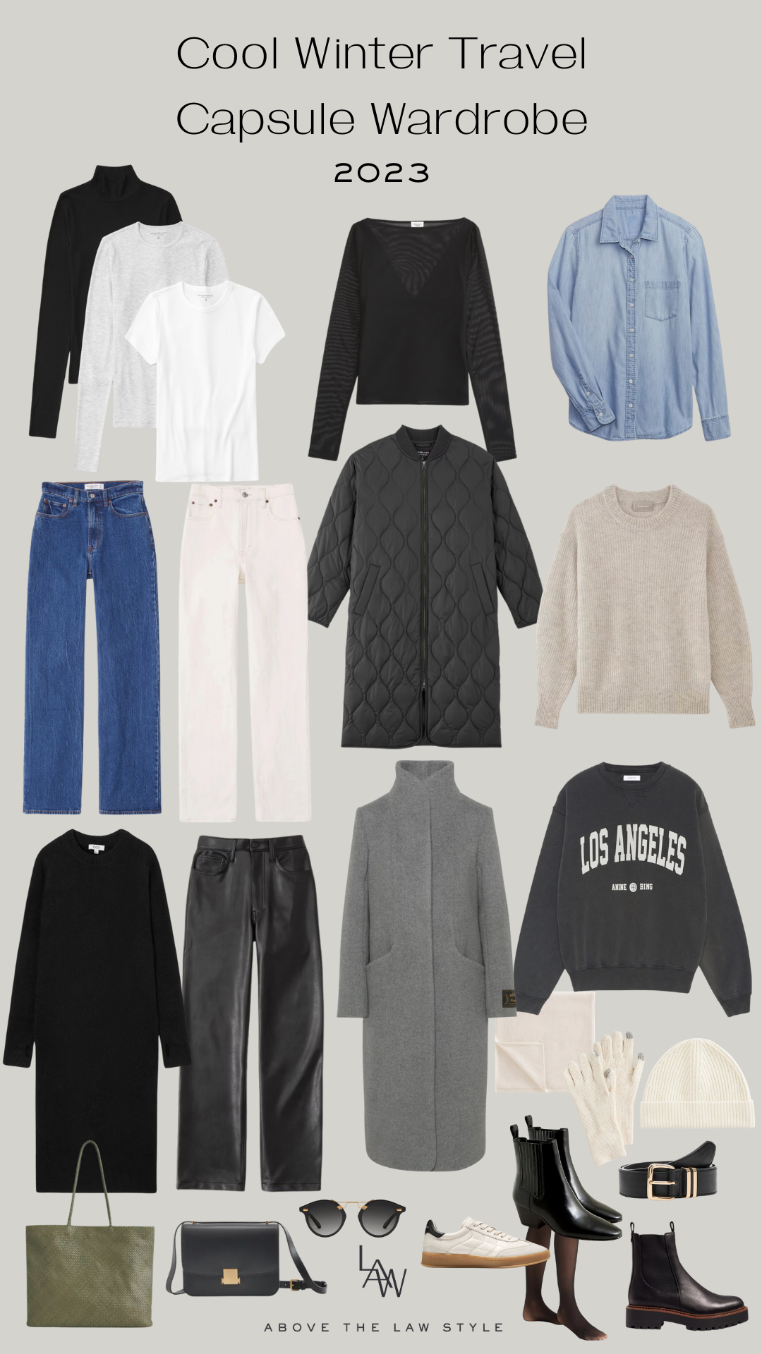 Winter Travel Capsule Wardrobe 2024 Above The L A W Style   WINTER TRAVEL CAPSULE WARDROBE 2024 