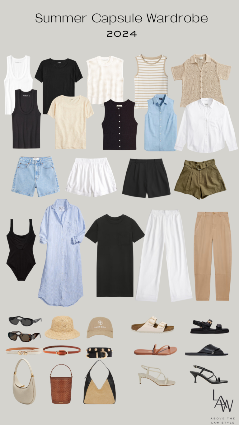 Summer Capsule Wardrobe 2024 - Above The L.A.W. Style